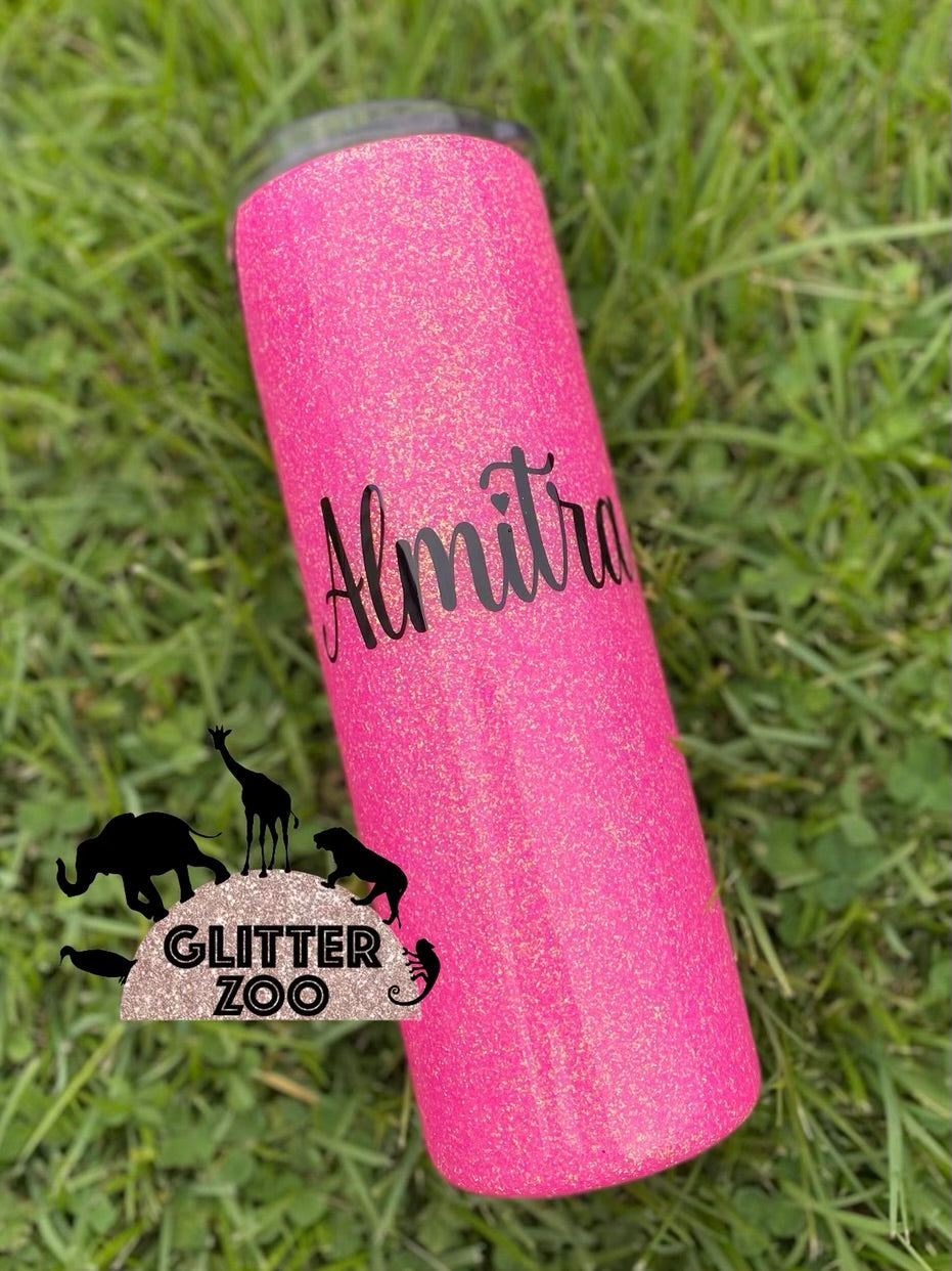 Custom Glitter Tumbler