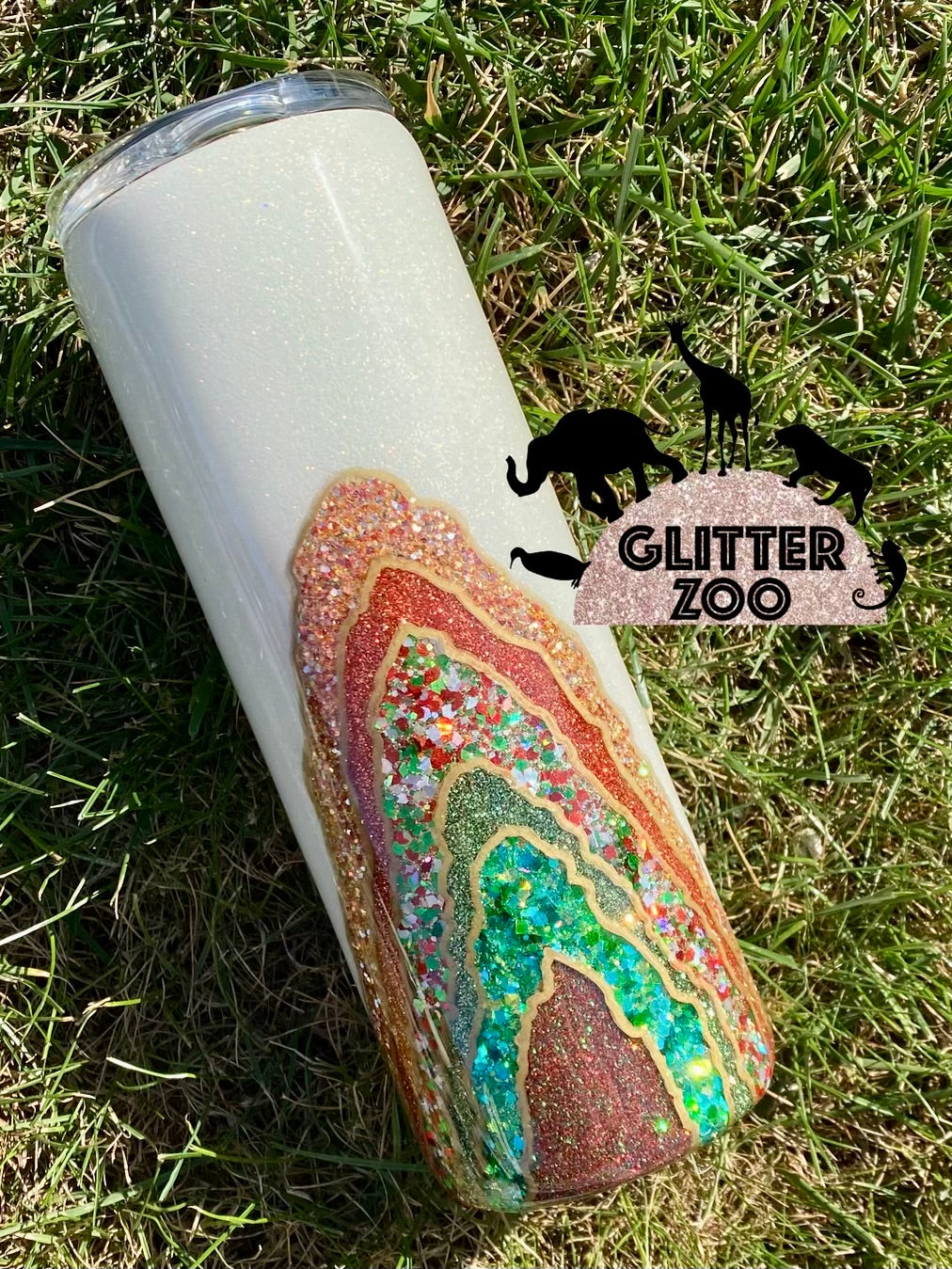 Christmas Geode Tumbler