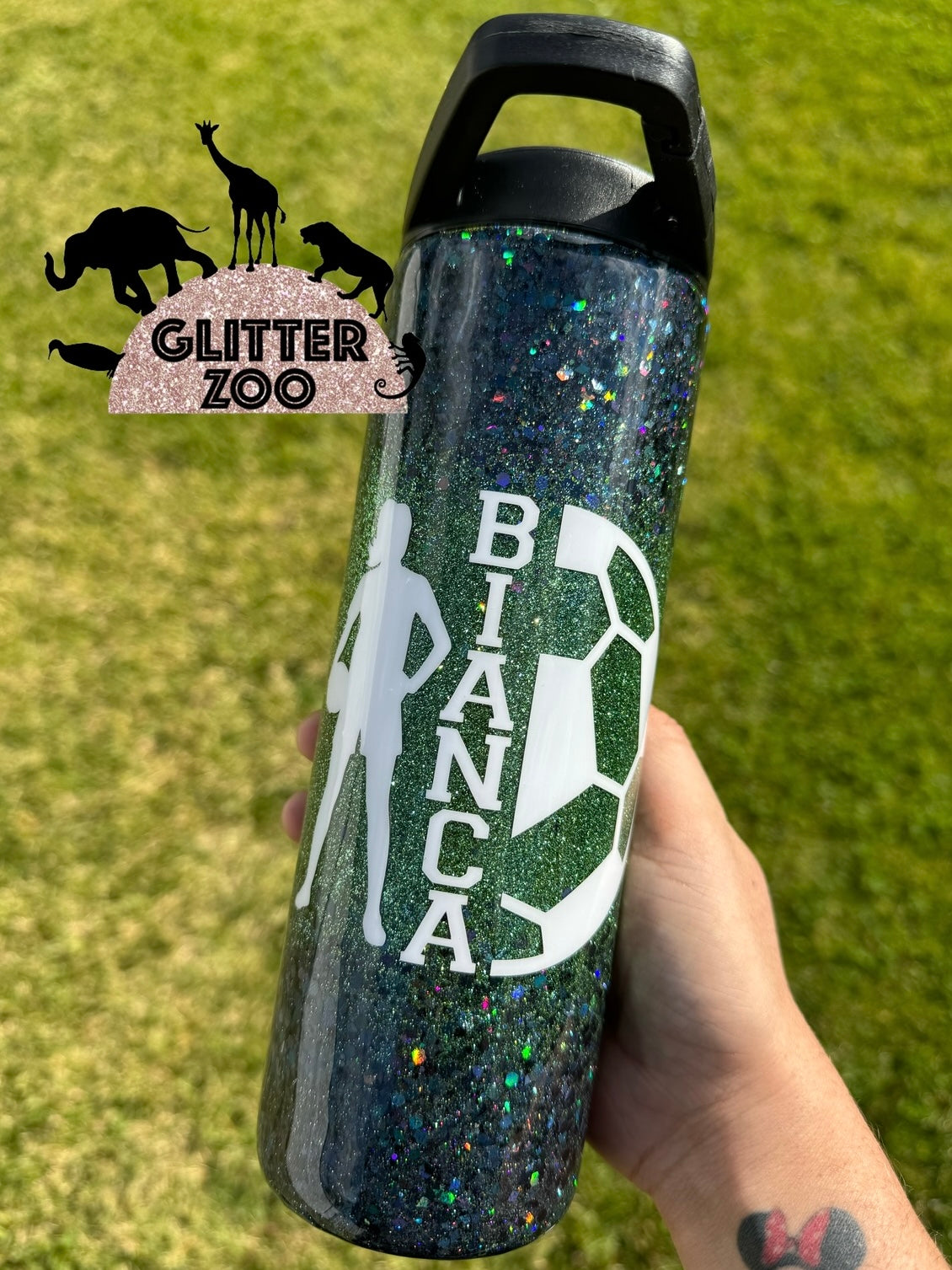 Sport Glitter Tumbler