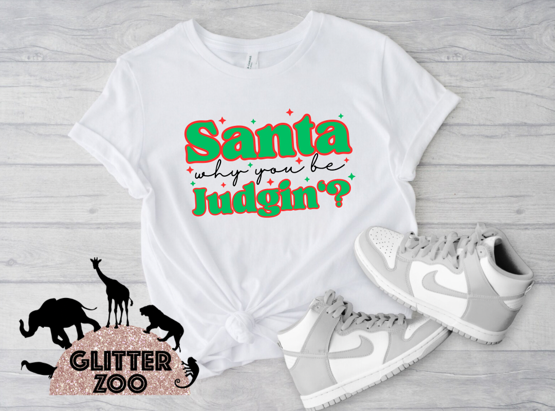 Santa Judging - SVG