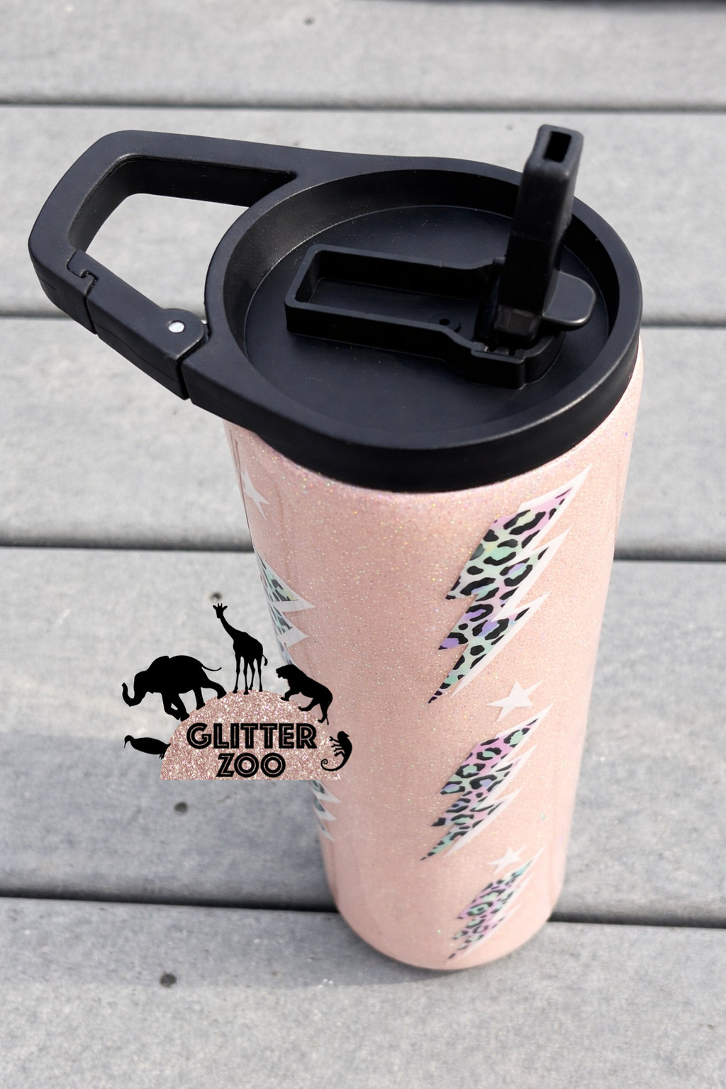 Leopard Lightning Bolt Duo Tumbler