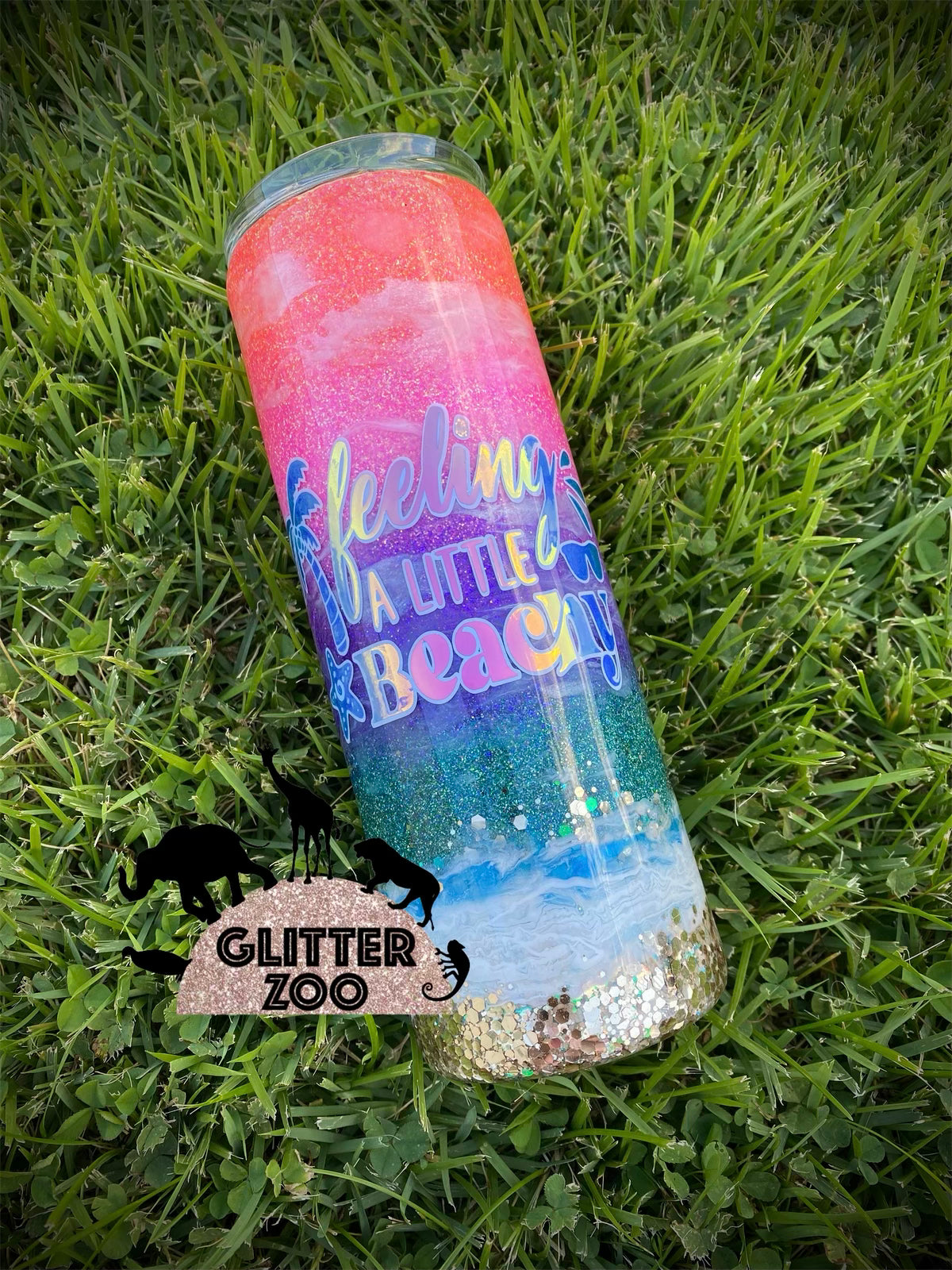 Feeling Beachy Sunset Tumbler