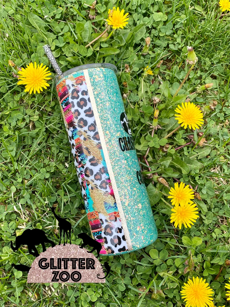 Chase Dreams Not Cowboys Tumbler