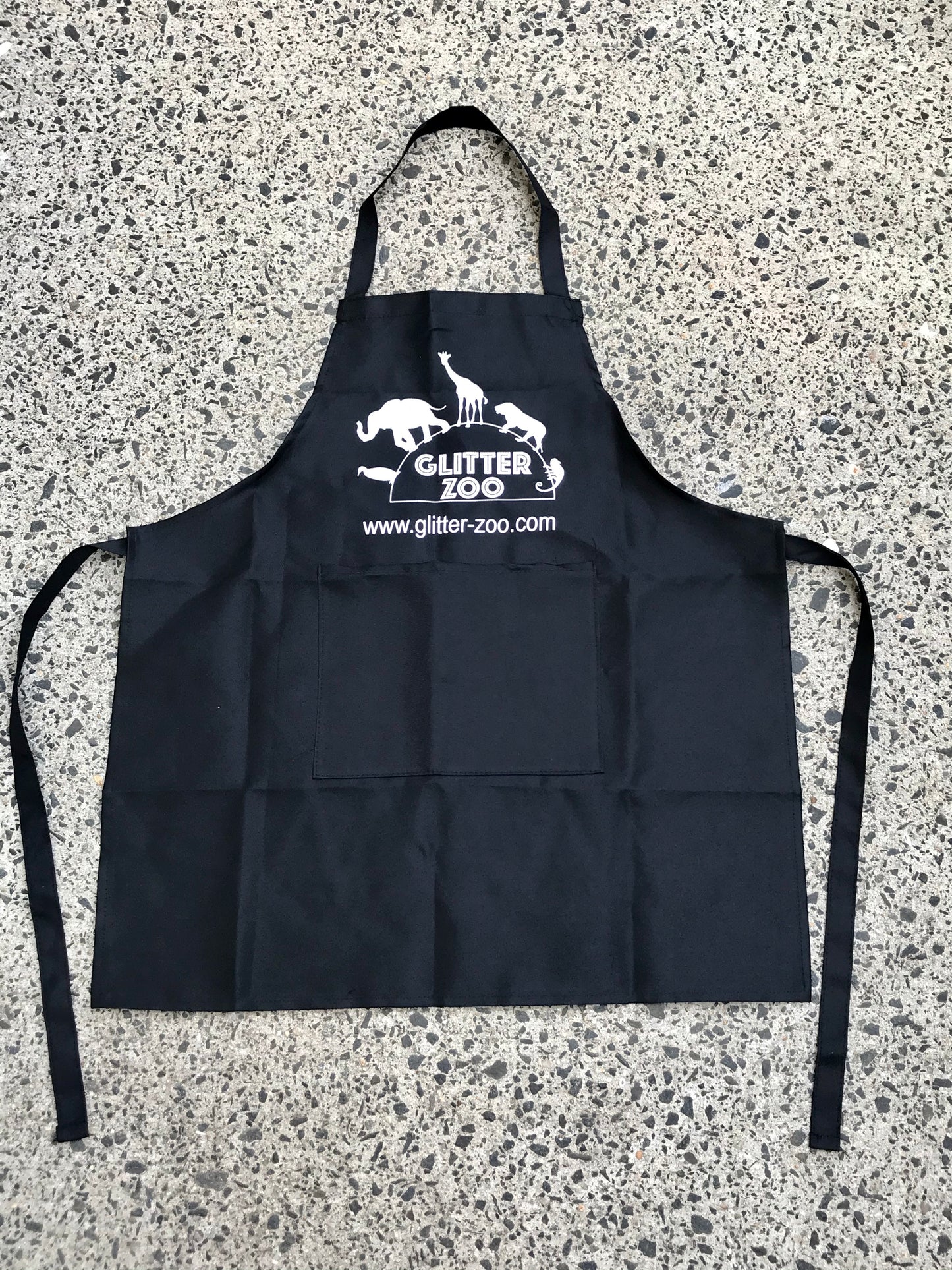 Glitter Zoo logo Apron w/pocket