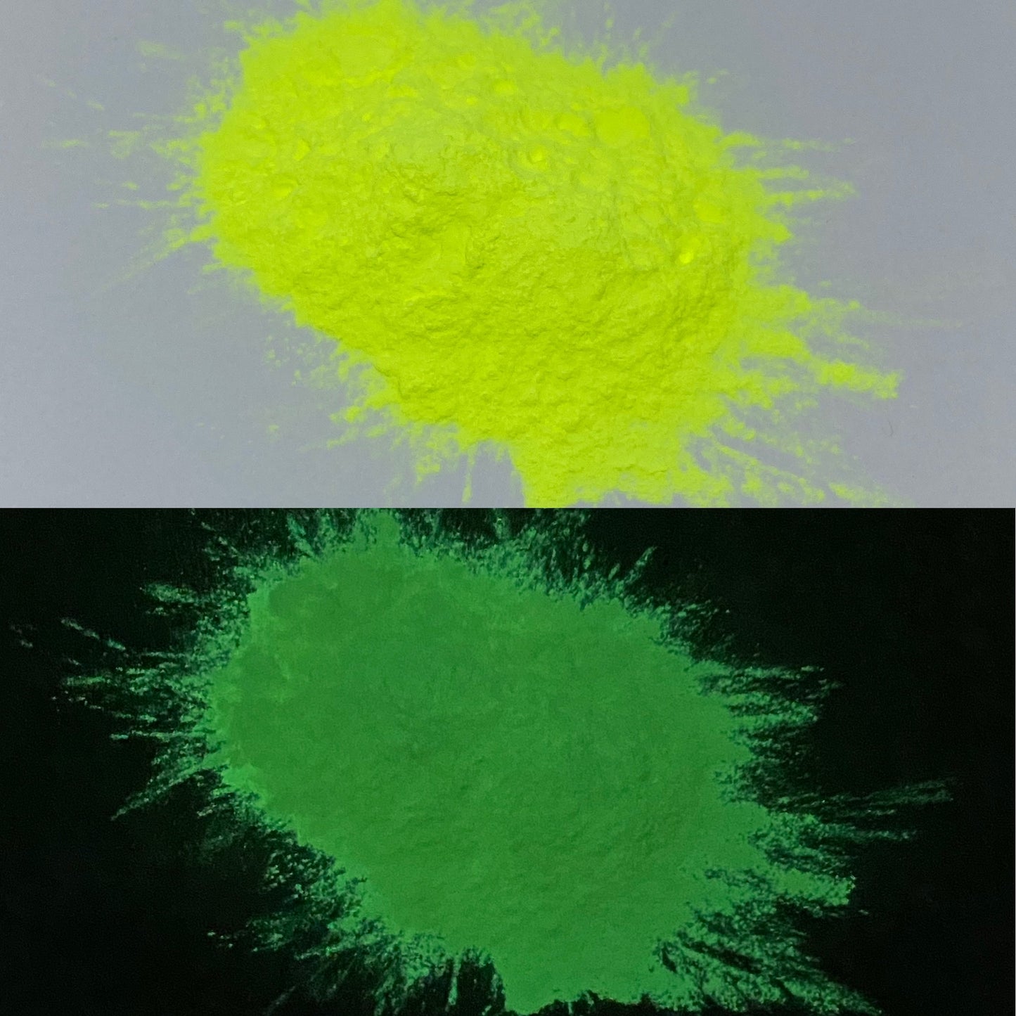 Neon Yellow Glow Powder