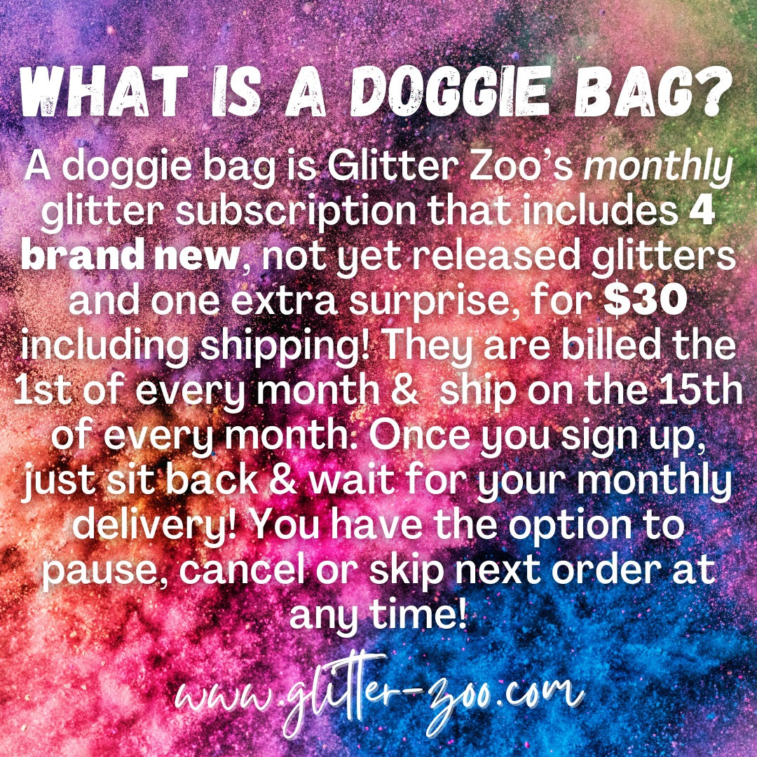 Doggie Bags Glitter Zoo