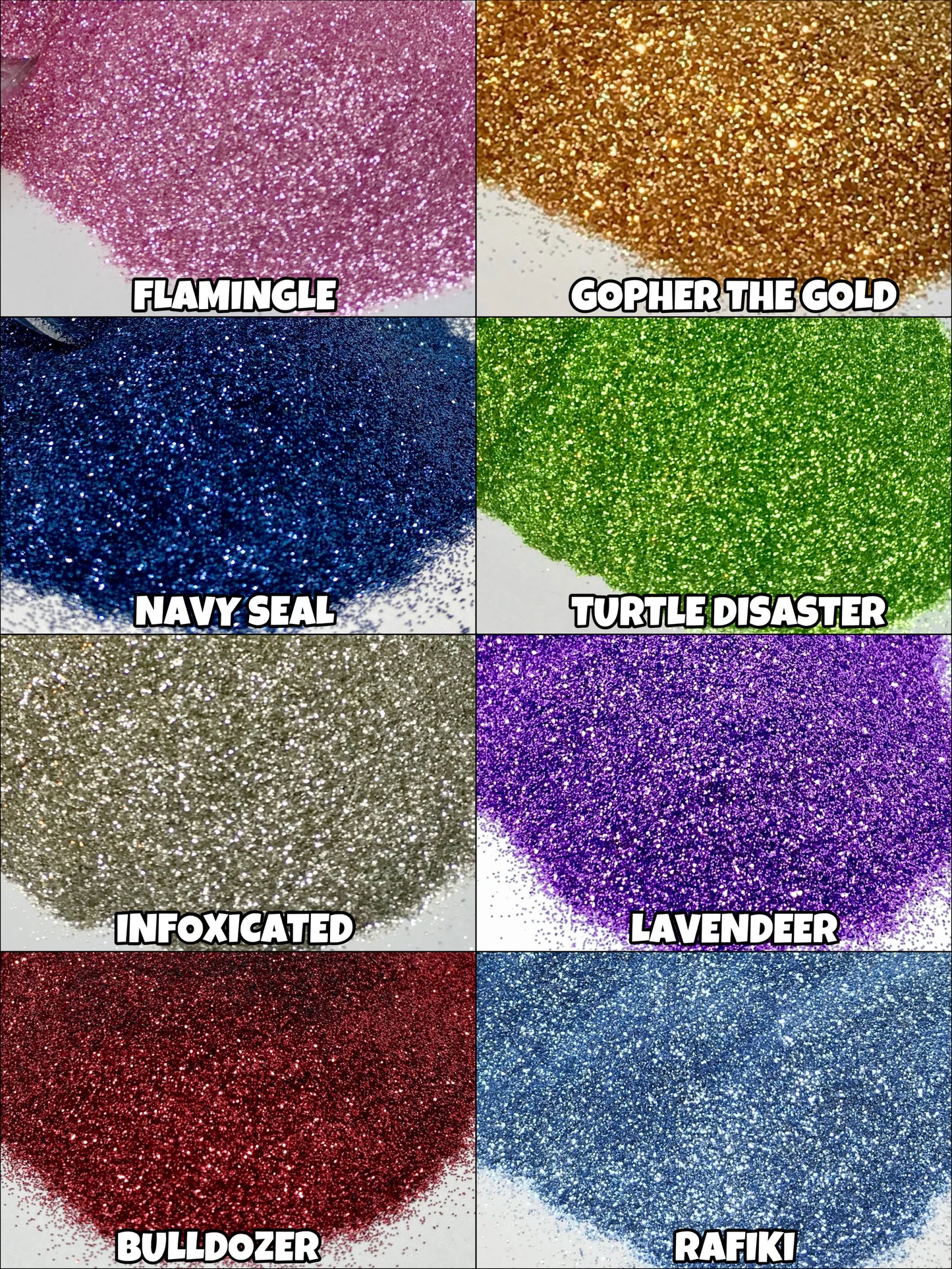 Ultrafine Metallic Glitter Package