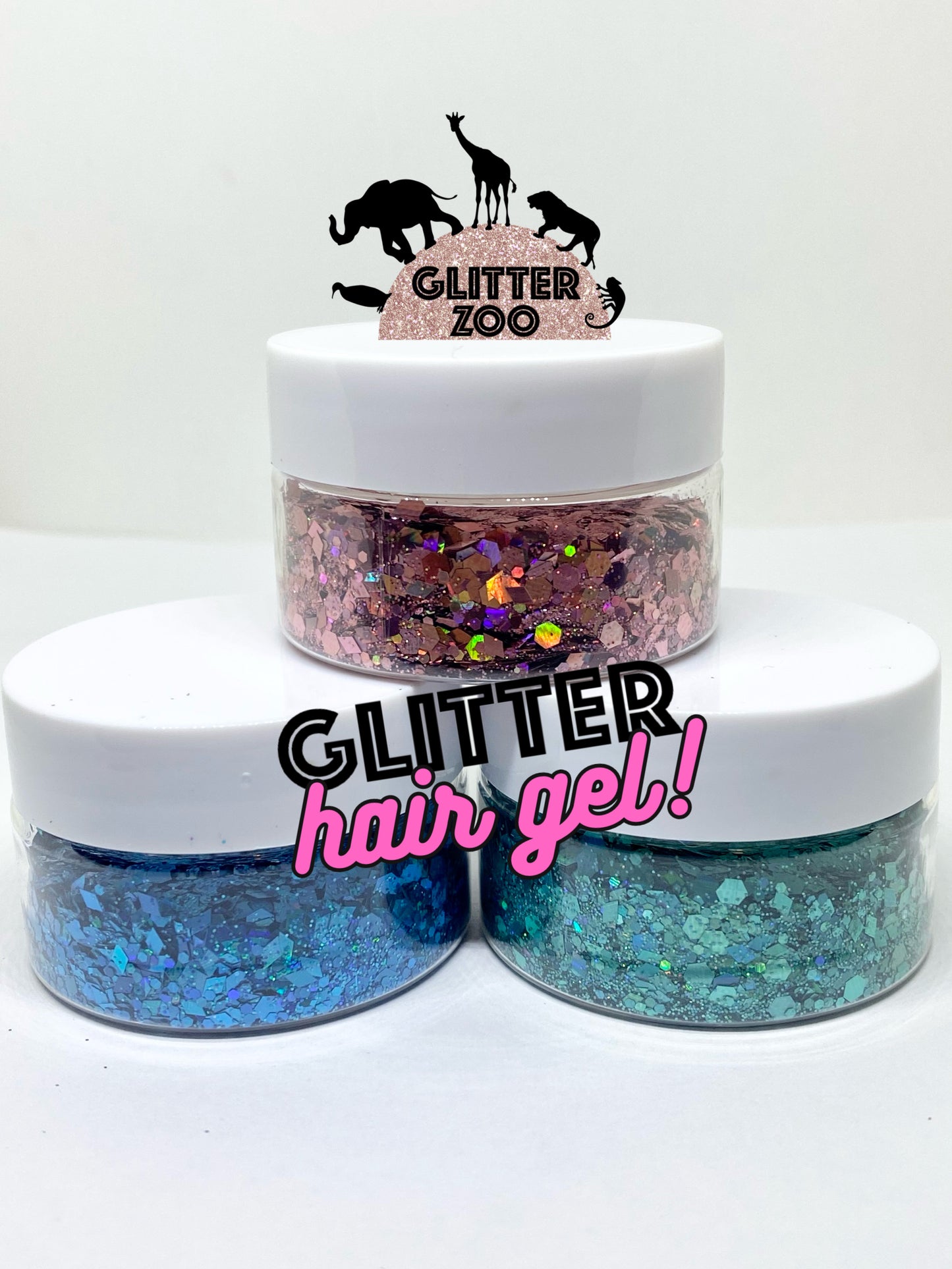 Glitter Hair Gel