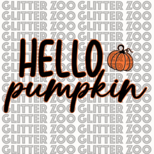 Hello Pumpkin SVG