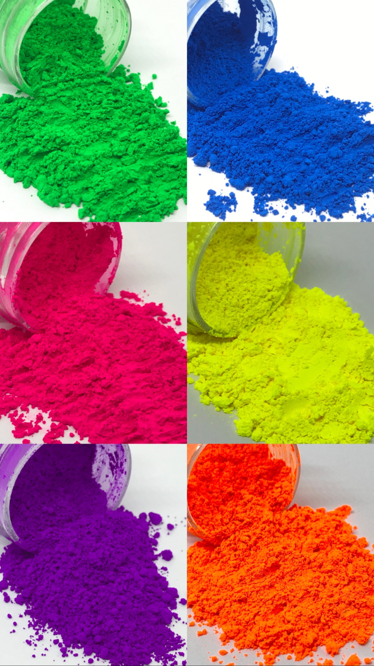 Fluorescent Mica Powder Package